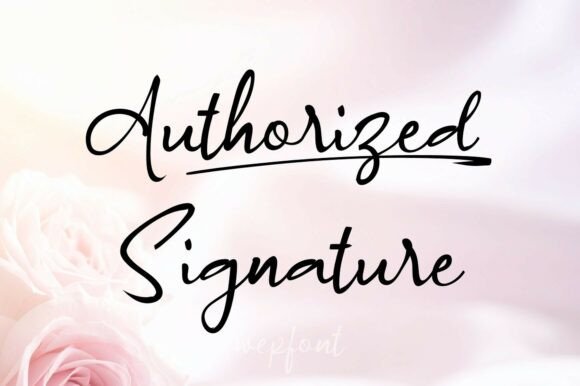 Authorized Signature: A Premium Script Font for Editorial Design
