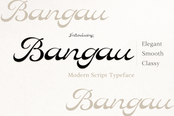Bangau Typeface: Elevate Your Brand Identity