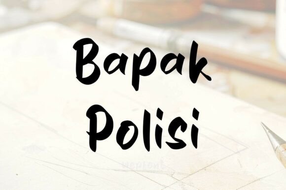 Bapak Polisi Font: Elevate Your Brand Identity