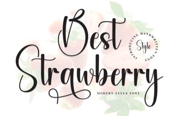 Best Strawberry Font for Campaign Clarity