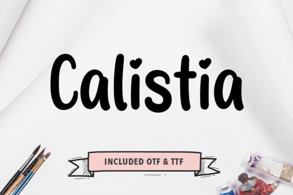 Calistia: A Romantic Script Font for Editorial Design