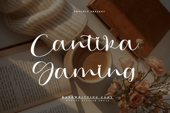 Cantika Gaming: A Handwritten Font for Bold Campaigns