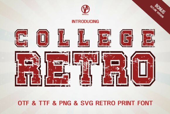 College Retro: A Bold Slab Serif for Web Design