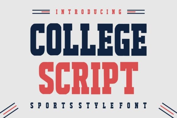 College Script: The Bold Display Font for Campaigns
