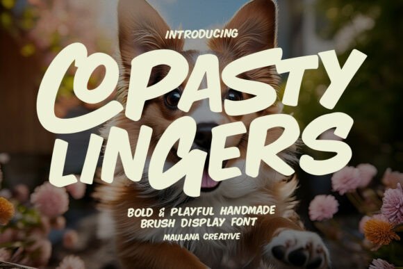 Copasty Lingers: A Bold Display Font for Branding