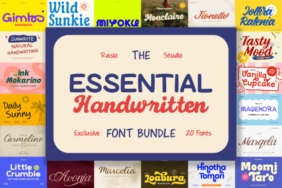 Essential Handwritten Bundle: The Perfect Typeface for Small Business