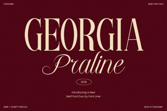 Georgia Praline: The Elegant Serif Font for Your Brand