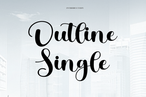 Outline Single: A Timeless Handwritten Typeface for Editorial Design