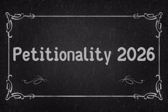 Petitionality 2026: A Handwritten Font for Branding