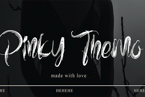 Pinky Themo: A Bold Script Font for Web Design