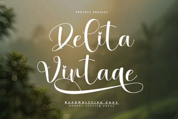 Relita Vintage: A Handwriting Font for Elegant Branding