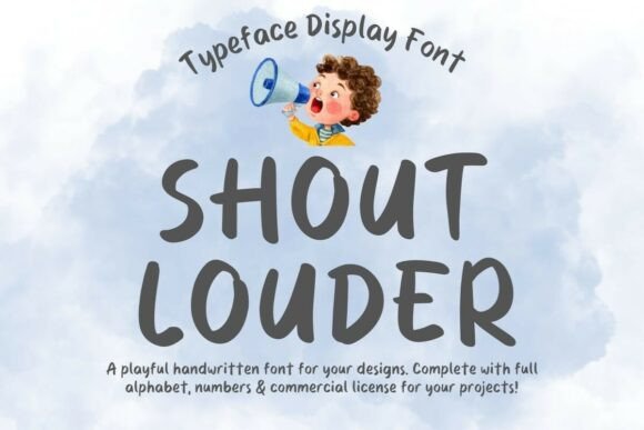 Shout Louder: A Script Font for Bold Web Design