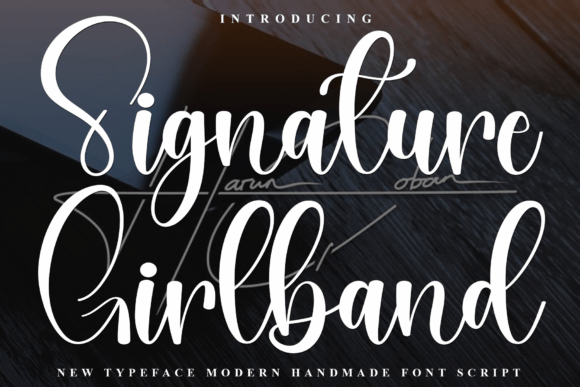 Signature Girlband: The Script Font That Elevates Campaigns