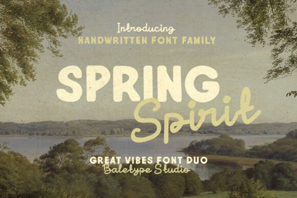 Spring Spirit: A Handwritten Font Duo for Modern Editorial