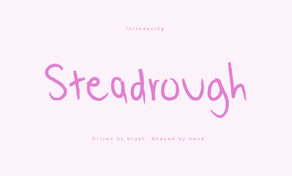 Steadrough Font: Raw Script for Bold Campaigns