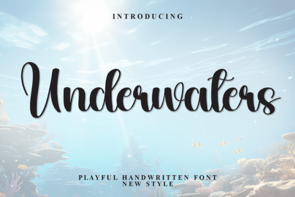 Underwaters: A Whimsical Handwritten Display Font