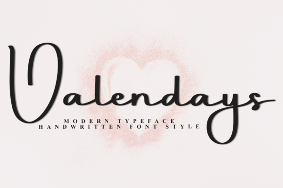 Valendays: A Festive Script Font for Holiday Marketing
