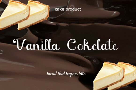 Vanilla Cokelate Typeface: A Sweet Editorial Script
