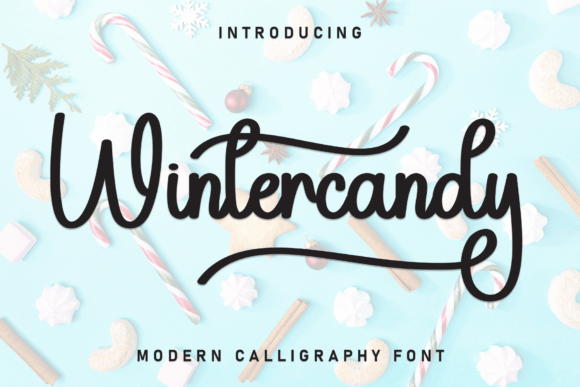 Wintercandy: A Whimsical Handwritten Display Font for Crafters